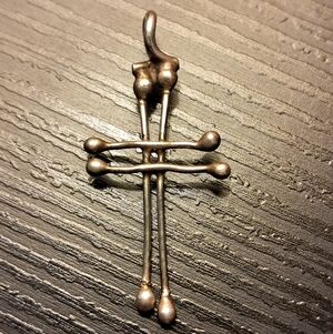 Sterling Silver Handmade Cross Pendant